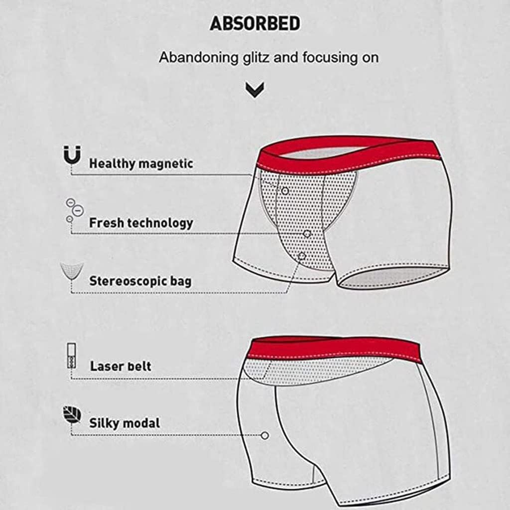 Energetic Magnetic Therapy Boxer Briefs, Men's