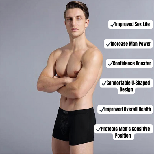 Energetic Magnetic Therapy Boxer Briefs, Men's